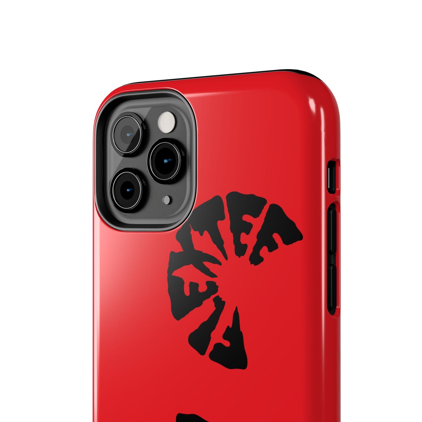 Bold Red Tough Phone Case - Durable Protection with Unique Design