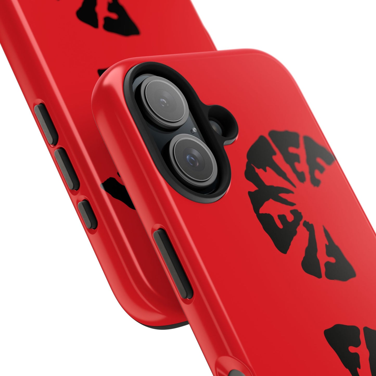 Bold Red Tough Phone Case - Durable Protection with Unique Design