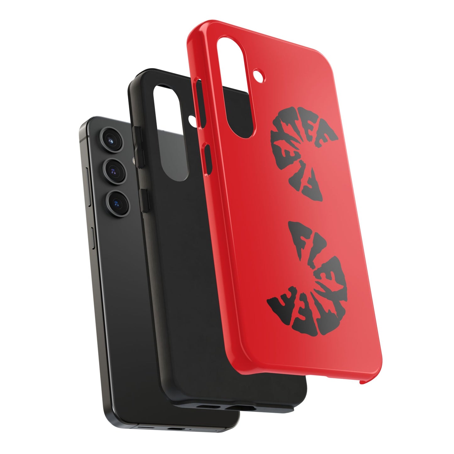 Bold Red Tough Phone Case - Durable Protection with Unique Design