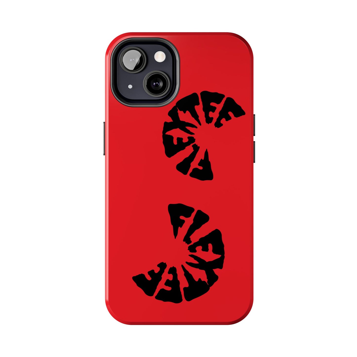 Bold Red Tough Phone Case - Durable Protection with Unique Design
