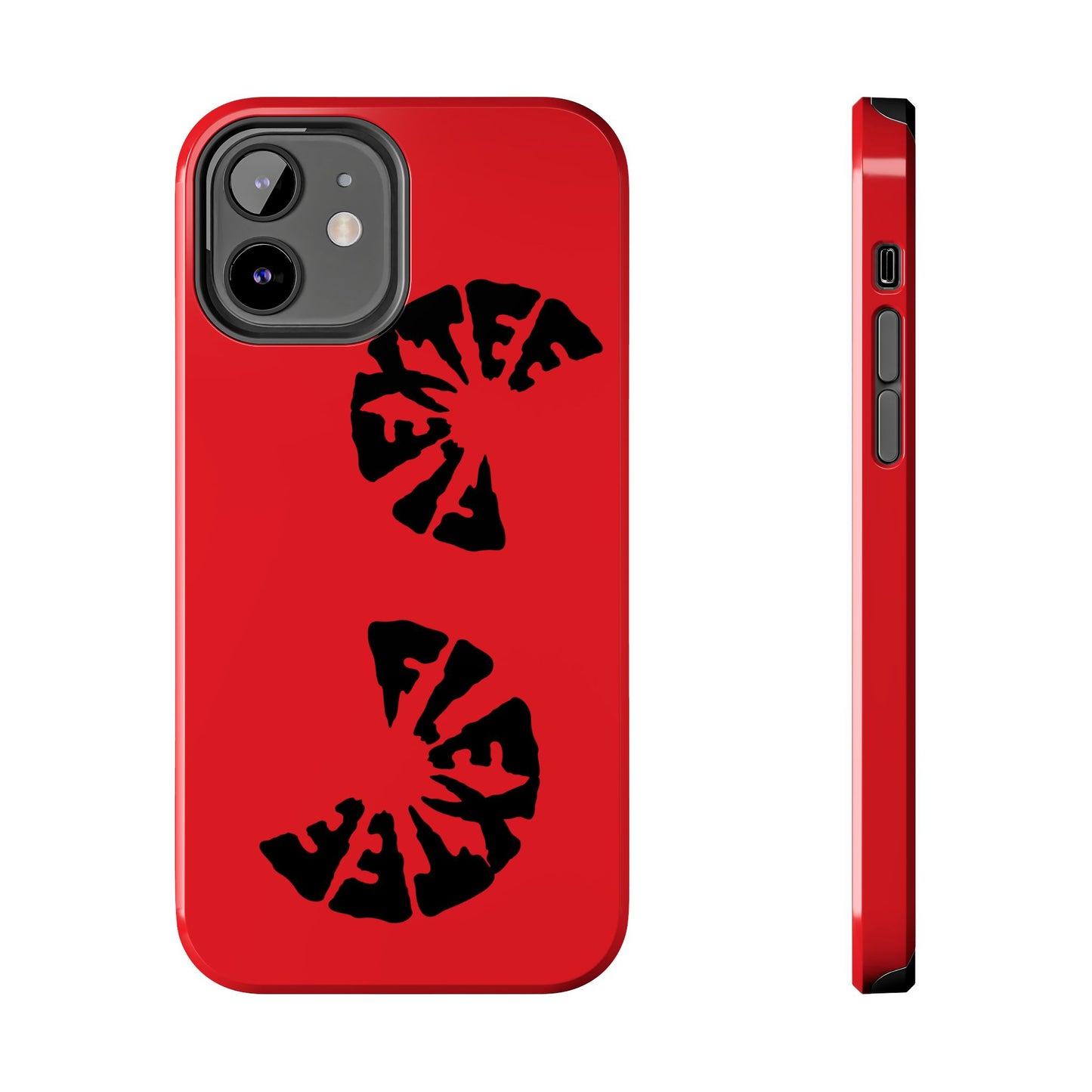 Bold Red Tough Phone Case - Durable Protection with Unique Design