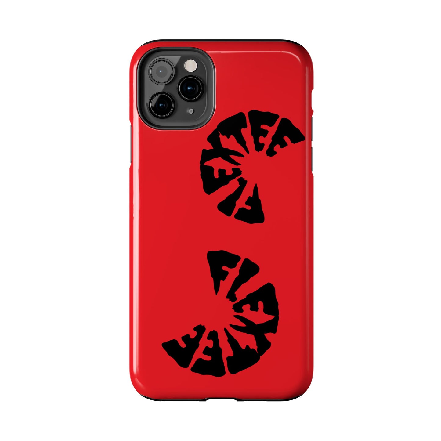 Bold Red Tough Phone Case - Durable Protection with Unique Design