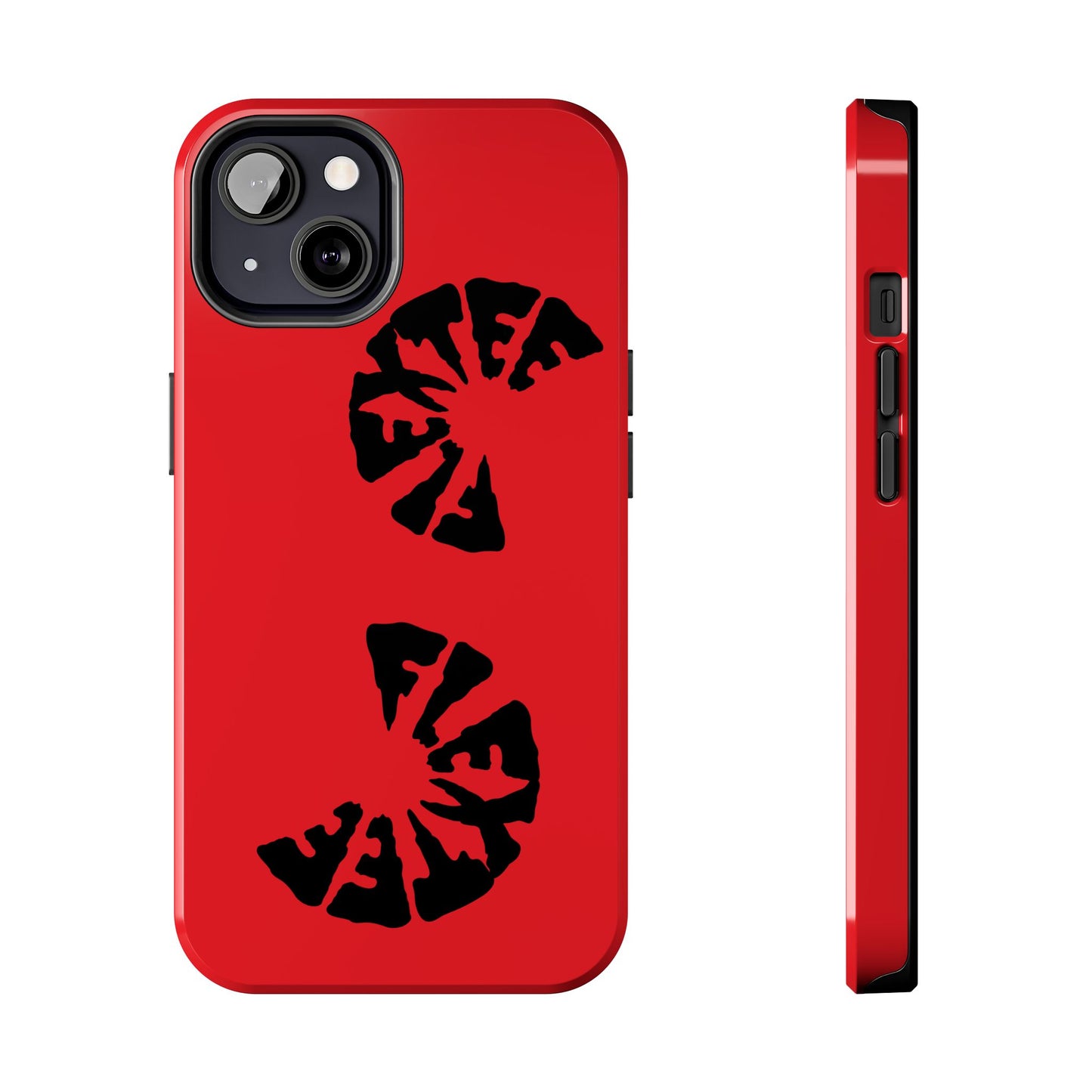 Bold Red Tough Phone Case - Durable Protection with Unique Design