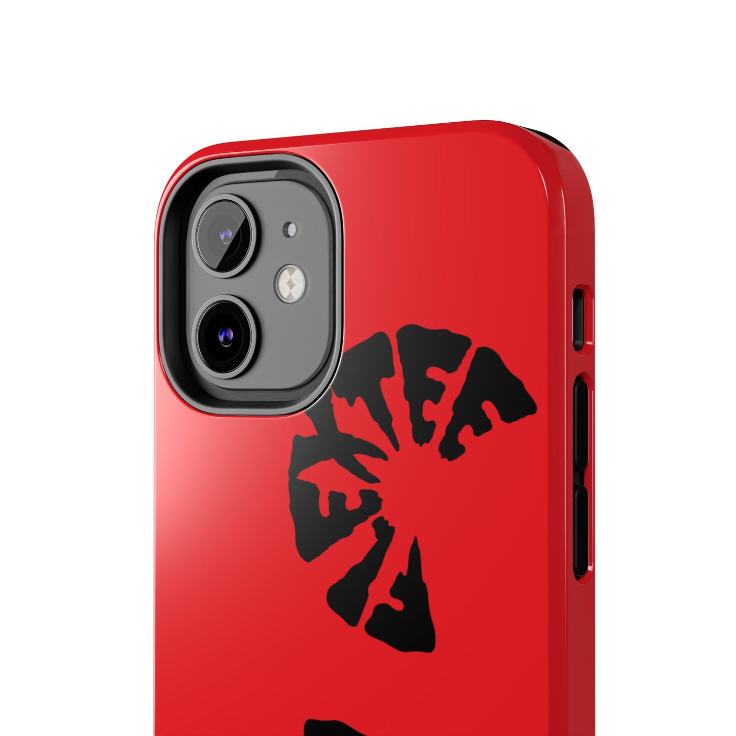 Bold Red Tough Phone Case - Durable Protection with Unique Design