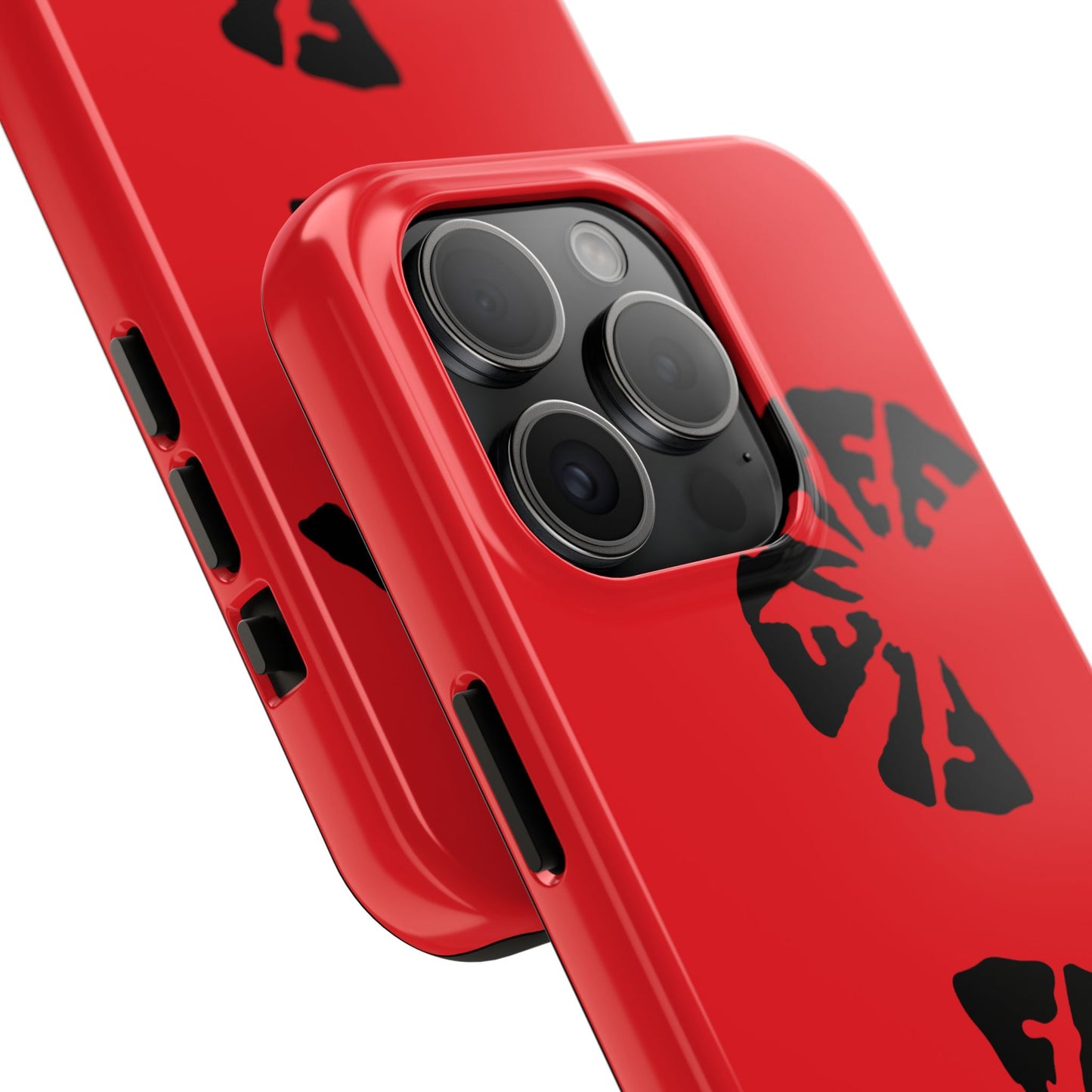 Bold Red Tough Phone Case - Durable Protection with Unique Design