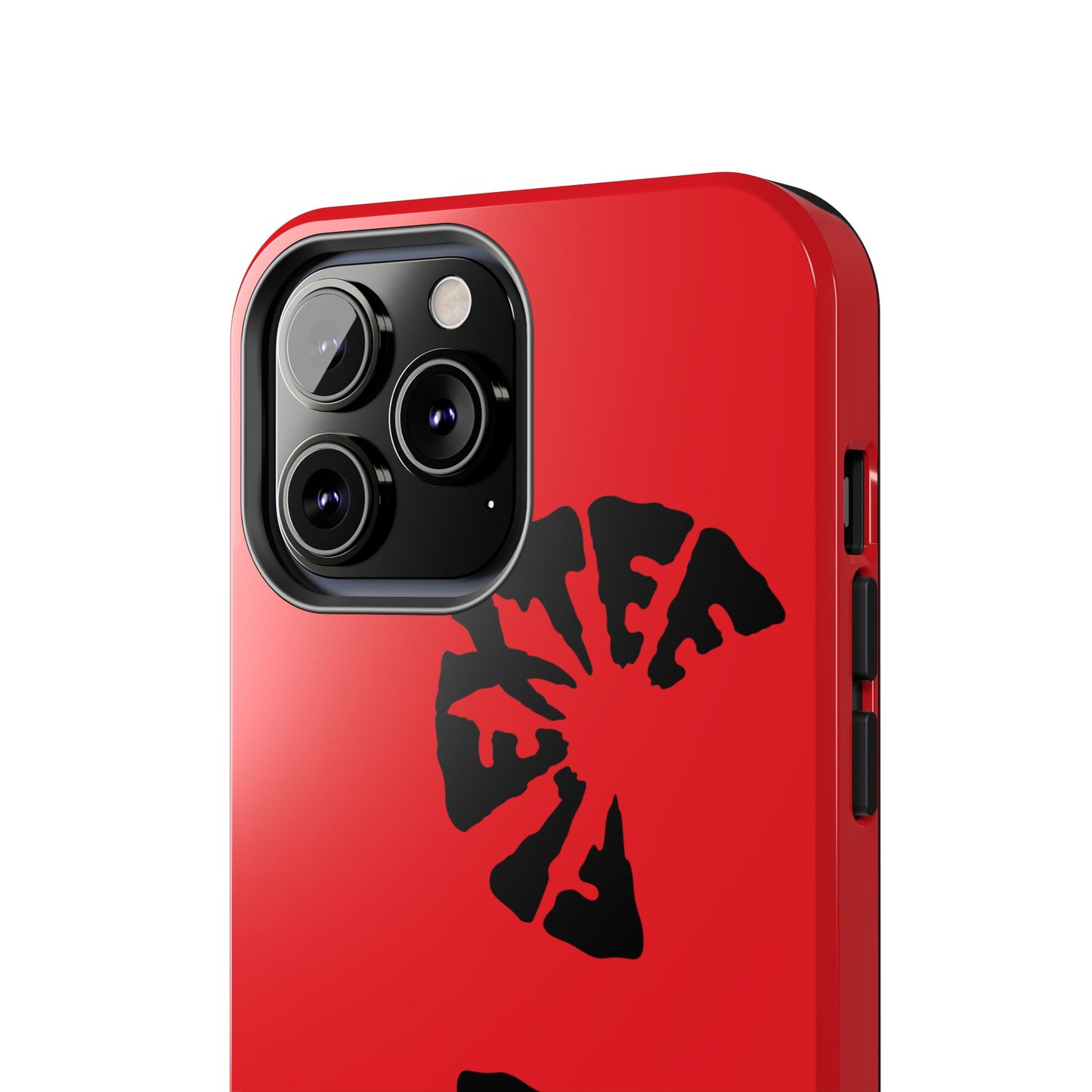 Bold Red Tough Phone Case - Durable Protection with Unique Design