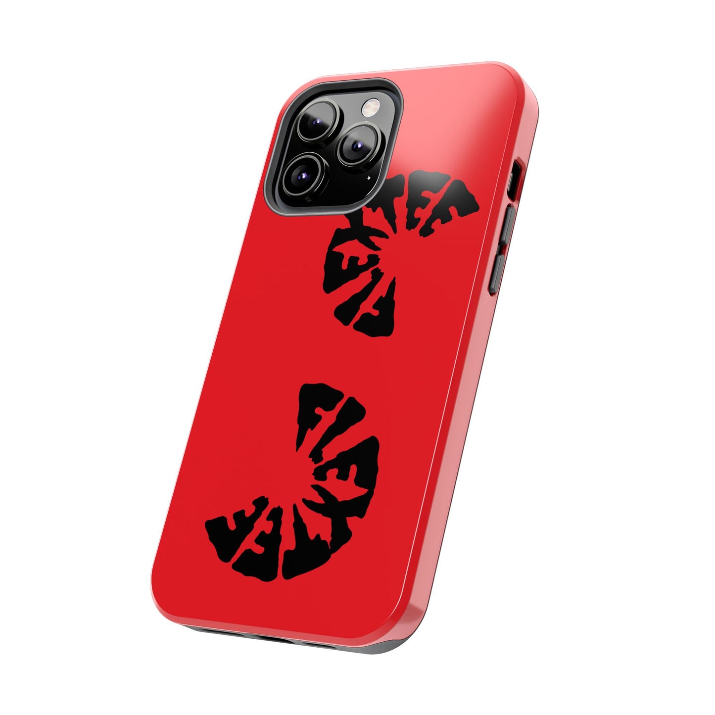 Bold Red Tough Phone Case - Durable Protection with Unique Design