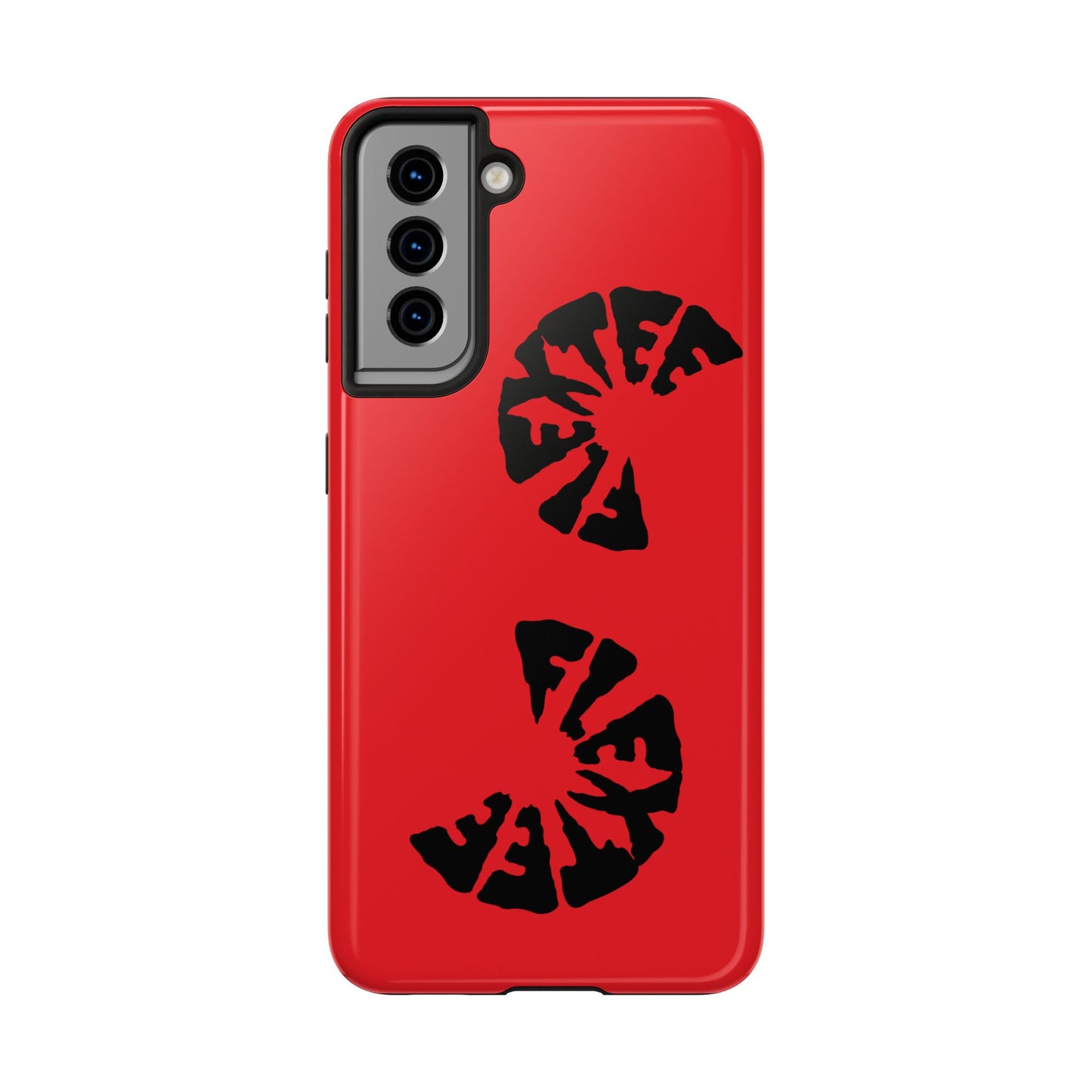Bold Red Tough Phone Case - Durable Protection with Unique Design
