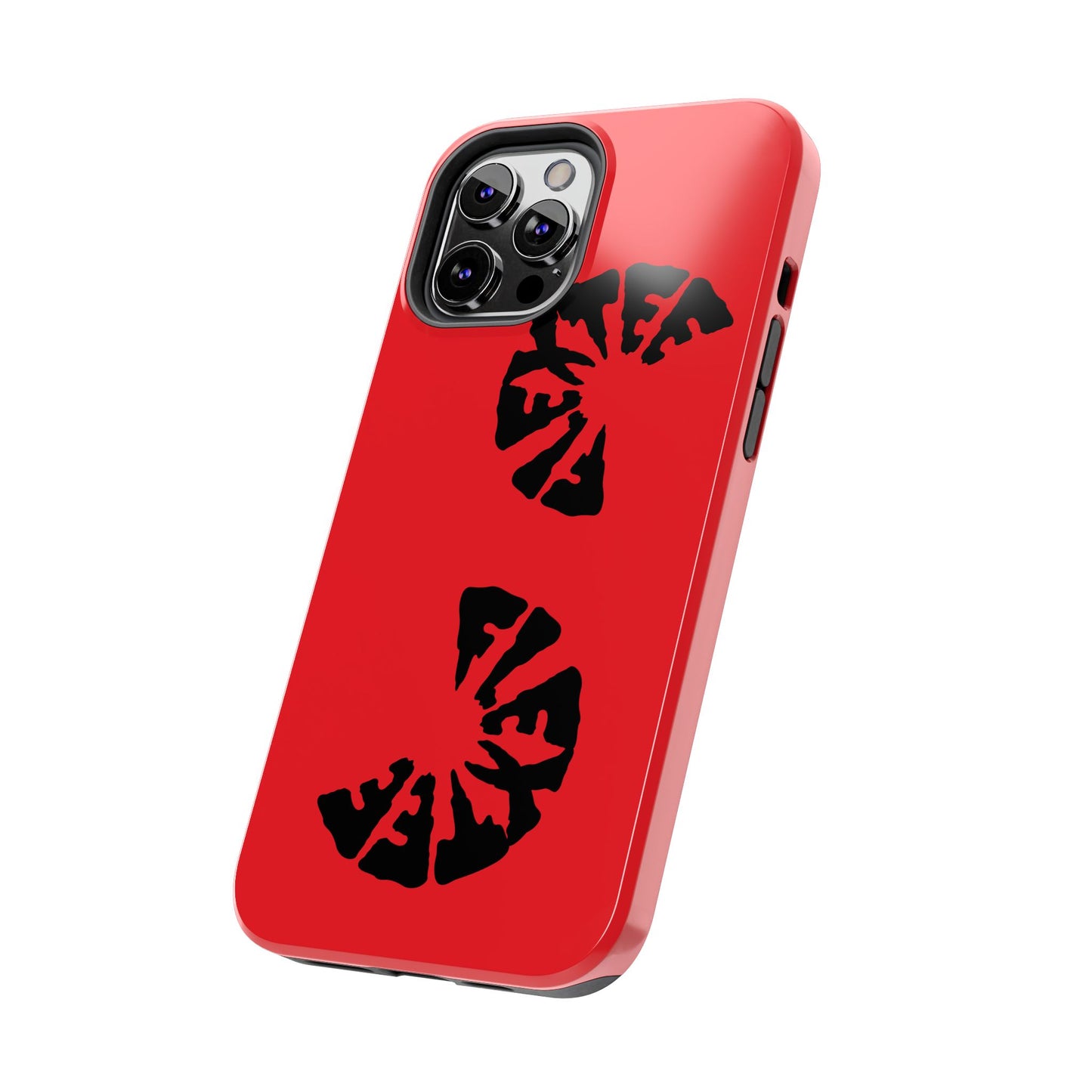Bold Red Tough Phone Case - Durable Protection with Unique Design