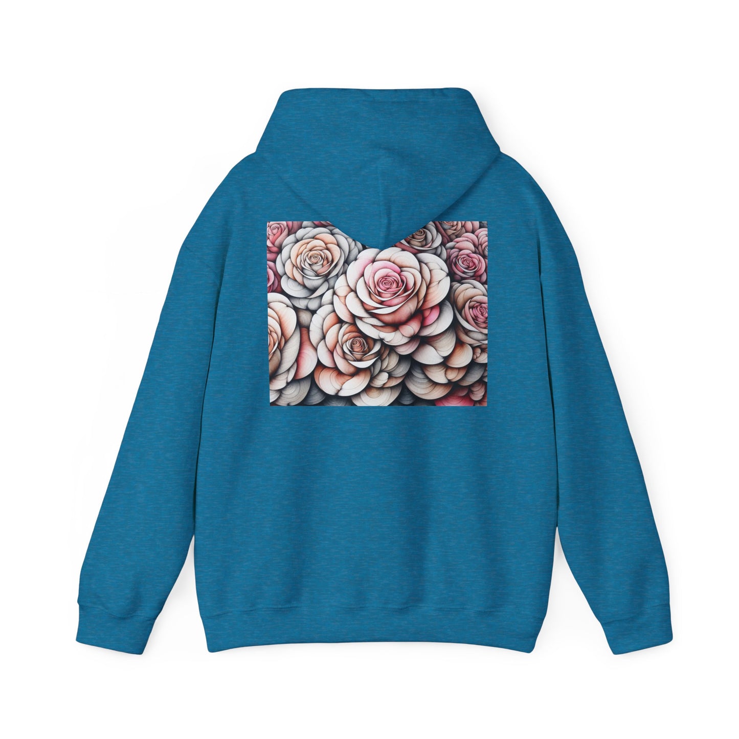 FLEXTEE Floral Hoodie - Cozy Unisex Sweatshirt for Everyday Comfort