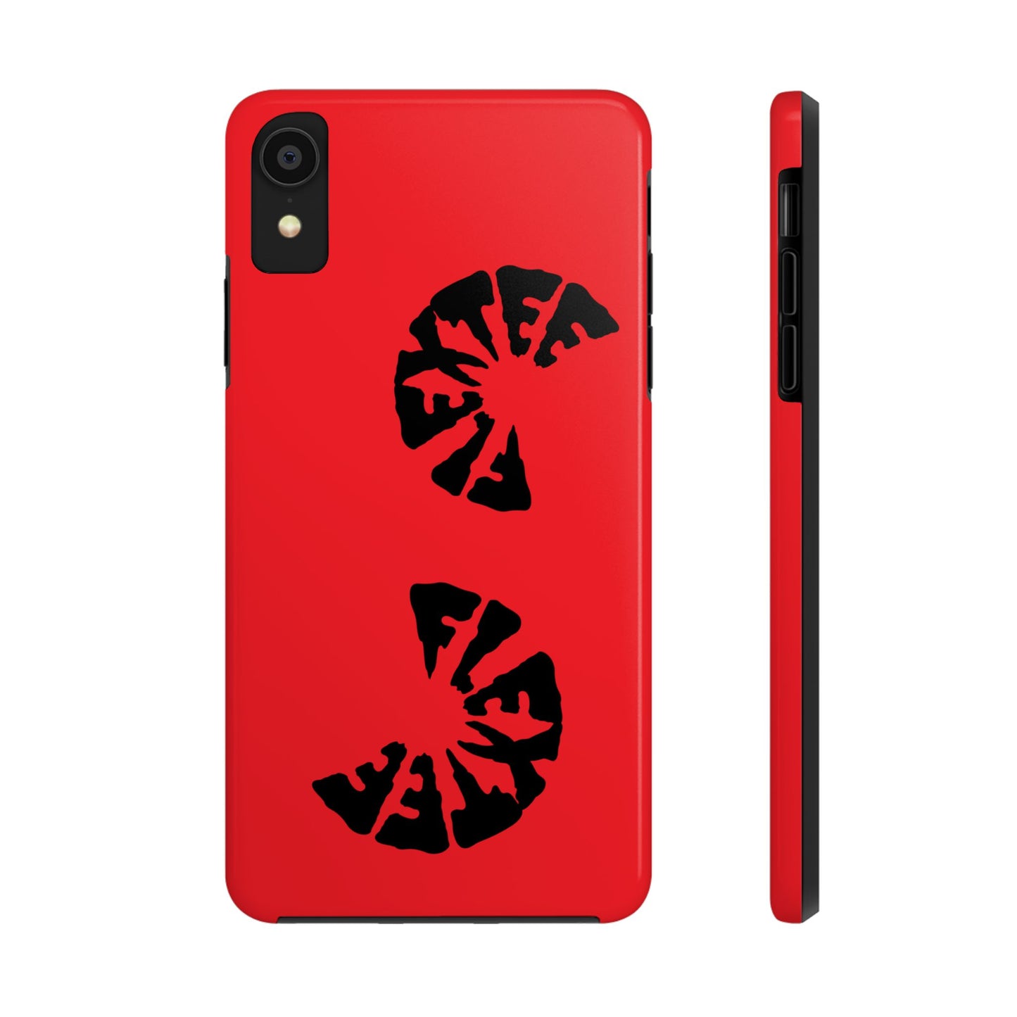 Bold Red Tough Phone Case - Durable Protection with Unique Design